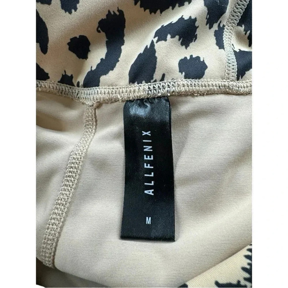 Allfenix 7/8 High Rise Leopard Print Leggings - Picture 6 of 11